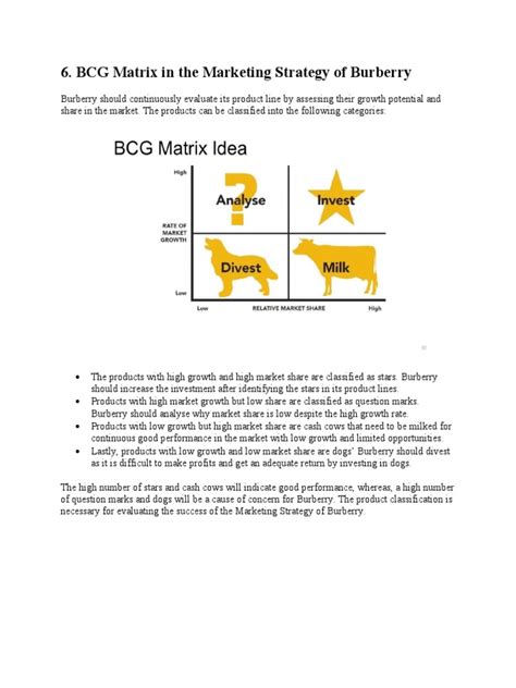 bcg matrix burberry|Burberry corporate strategy.